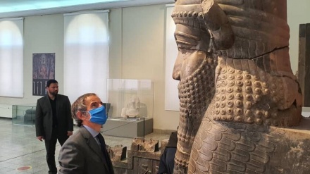 ＩＡＥＡ事務局長が、イラン国立博物館を視察