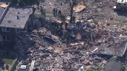 Video: Explosión en Baltimore destruye tres edificios residenciales