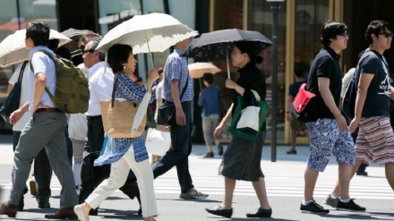 日本各地で猛暑日　