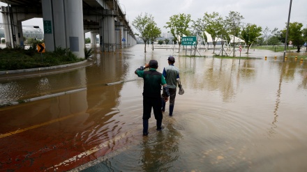 韓国で42日間連続の降雨、洪水・土砂崩れで14人死亡