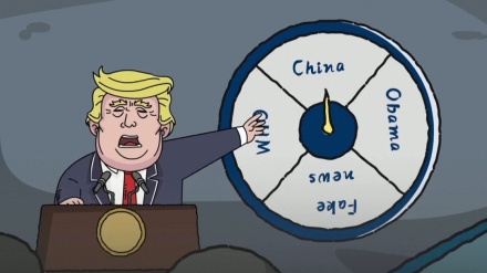 新型コロナ問題と米大統領を題材にしたアニメ　