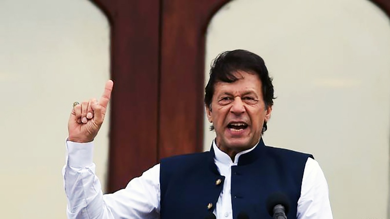 عمران خان: پاکستان تحت حکومت نظامی اعلام نشده قرار دارد