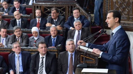 Ukosoaji wa Rais wa Syria kwa sera za Marekani, Uturuki na Utawala wa Kizayuni dhidi ya nchi yake