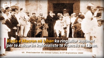 Makron ringjall kolonizimin francez të Libanit 