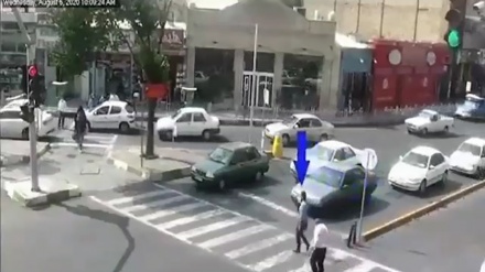 اقدام تحسین برانگیز یک شهروند شیرازی در وسط چهارراه 