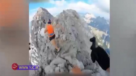 شجاعت شگفت انگیز دو کوهنورد: دویدن روی لبه تیغ