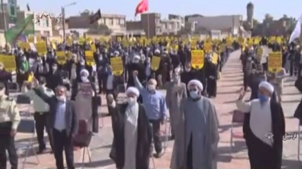برگزاری تجمعات اعتراضی مردم ایران در واکنش به اقدام موهن علیه پیامیر اعظم (ص)