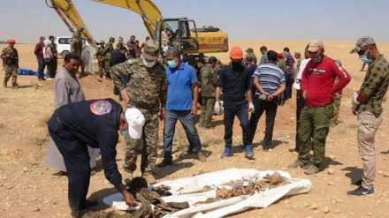 叙利亚北部两个万人冢中发现了57具尸体