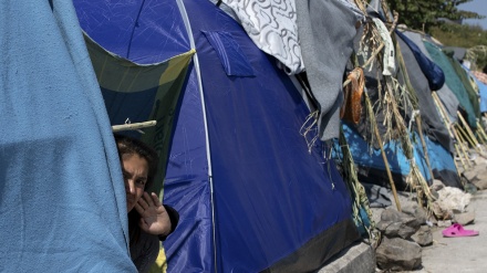 (FOTO) Grecia, campo migranti a Lesbo