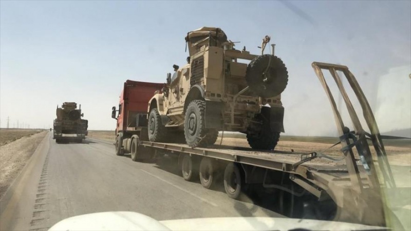 EEUU envía 65 vehículos con armas a una zona petrolera de Siria