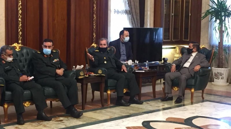 دیدار معاون ستاد کل نیروهای مسلح ایران با وزیر دفاع عراق