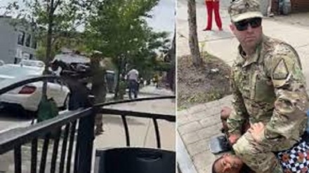 Video: Militar blanco de EEUU ataca a un afrodescendiente