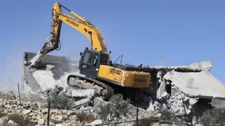  Zionists demolish Palestinian home, stab worker in West bank 