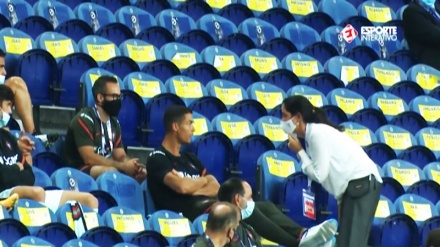 Sport, Ronaldo non indossa la mascherina in tribuna: richiamato durante Portogallo-Croazia (VIDEO)