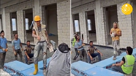 Түркияда құрылысшылар киімінің сән көрмесі виртуалды кеңістікте көп қаралды