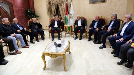 دیدار رهبران حماس و جهاد اسلامی در بیروت