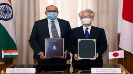 भारत और जापान के बीच महत्वपूर्ण सैन्य समझौता 