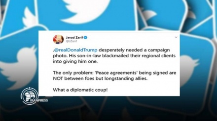 Zarif: Trump aciz bir şekilde bir seçim fotoğrafı arıyor