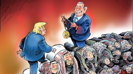 अरब सरकारों को ज़ायोनी शासन की रक्षा का साधन समझता है अमरीका