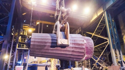  تولید نخستین شمش فوق سنگین فولاد ایران