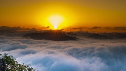 中国南西部の雲海