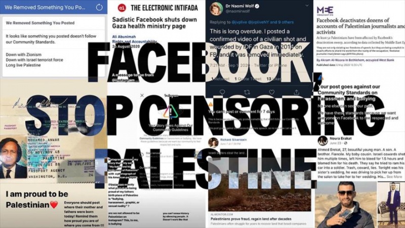 Miles de personas piden a Facebook fin de censura de los palestinos