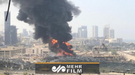 (VIDEO)  Libano, l'incendio nel porto di Beirut