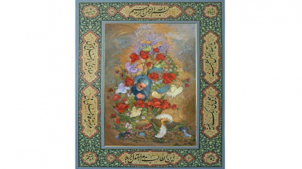 在日イラン文化センターが、聖なる防衛週間に絵画を公開
