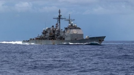 米海軍ミサイル巡洋艦で火災発生　フィリピン沖で