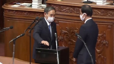 日本の第99代首相に菅義偉氏が選出