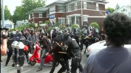 Video: Policía de EEUU reprime protesta antirracismo con balas de goma