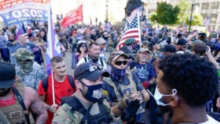 米・ルイビル市で、反人種主義デモが開催（動画）