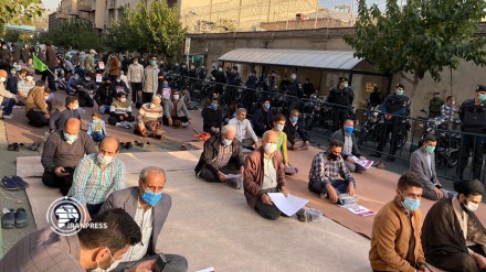 Protesta para ambasadës së Francës në Teheran