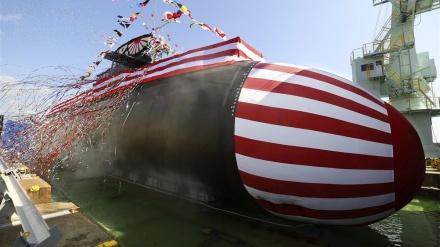 日本・海上自衛隊の新型潜水艦「たいげい」進水式　中国進出が念頭