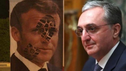 Ermenistan Macron'a destek verdi