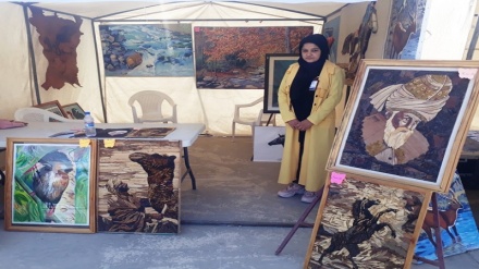 راه اندازی نمایشگاه تولیدی هنری در حمایت از پروسه صلح در شهر مزارشریف