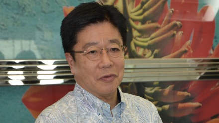 加藤官房長官が在沖米軍基地を視察「普天間が宜野湾市の真ん中にあることを実感」