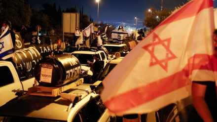 Video+Fotos: Convoy de protesta contra Netanyahu por corrupción