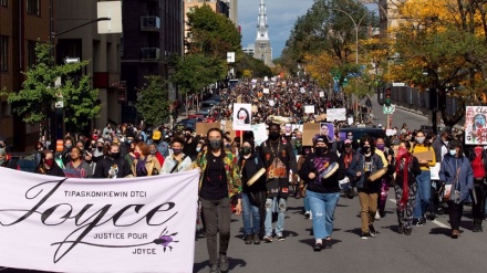 Montreal protesters call for justice over death of indigenous woman