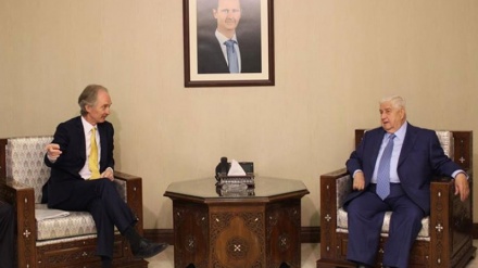 シリア担当国連事務総長特使がシリア外相と協議