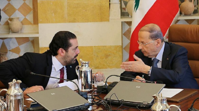Michel Aoun dan Saad Al-Hariri