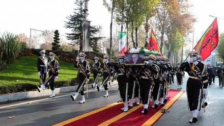 Tasyi' Jenazah Mohsen Fakhrizadeh di Kemenhan Iran (2)