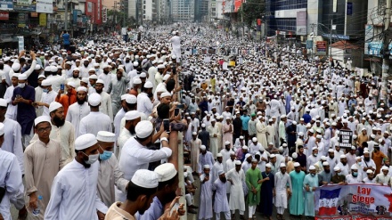 An outpour of anger: Bangladeshis rally against France's Macron