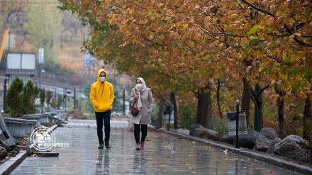 イラン西部ハメダーン州の秋雨