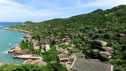 中国･上海郊外の後頭湾村･海辺の廃村