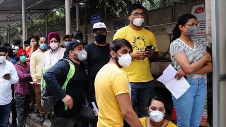 インドで、新型コロナ感染者が４万5000人増加