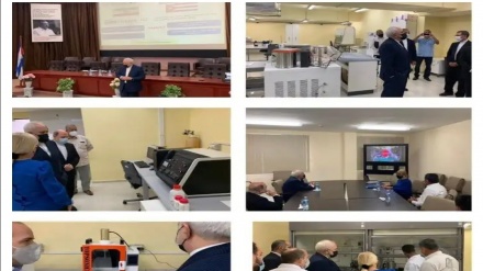 Zarif Küba’da iki tıbbi ve ilaç merkezinde incelemede bulundu