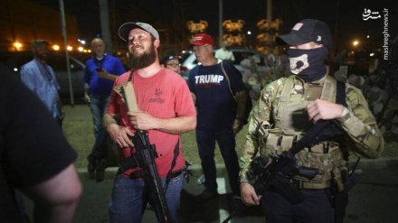 طرفداران ترامپ با سلاح گرم به خیابان‌ها آمدند