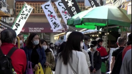 日本でのコロナ新規感染者数が21日、過去最多の2560人に