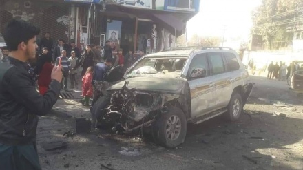 انفجار ماین مغناطیسی در نزدیک دانشگاه کابل + تصاویر